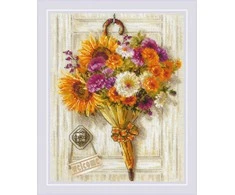 Riolis Kryželio siuvinėjimo rinkinys "Rudens skėtis" 24x30 cm SR2276