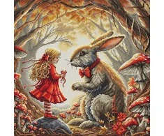 Ava Stitch Kryželiu siuvinėjimo rinkinys „Pasakų pasaulis“ 32x32 cm AVA-P045