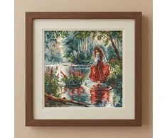 Ava Stitch Siuvinėjimo kryželiu rinkinys „Miško paslaptis“ 32x32 cm AVA-P041