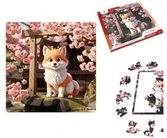 Fantasy Puzzles Fantasy Puzzle Baby Zenko Dėlionė Iš Medžio (30 detalių)