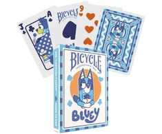 Bicycle Bluey žaidimo kortų kaladė – 52 kortos + 2 džokeriai