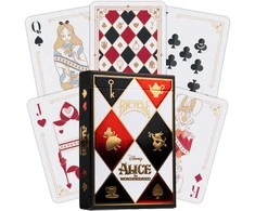 Bicycle Disney Alisa Stebuklų šalyje žaidimų kortos – pokeriui, folija