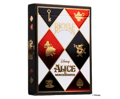 Bicycle Disney Alisa Stebuklų šalyje žaidimų kortos – pokeriui, folija