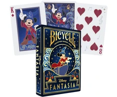 Bicycle Disney Fantasia žaidimo kortos su Peliuku Mikiu