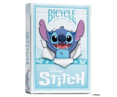 Bicycle Disney Stitch žaidimų kortos – pokeriui, triukams ir kolekcionieriams
