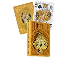 Bicycle Gold Dragon Žaidimų Kortos