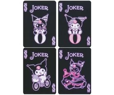 Bicycle Kuromi žaidimo kortos – Sanrio kolekcionieriams ir pokeriui