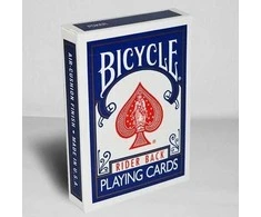 Klasikinės Bicycle Rider Back pokerio kortos – mėlynos, Air-Cushion