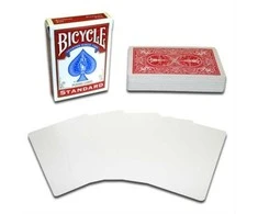 Bicycle Rider Back Blank Face kortos (Raudonos)