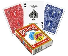 Bicycle Rider Standard Magic Short kortos (Raudonos)