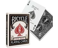 Bicycle Rider Standard Pokerio Kortos (Pilkos)