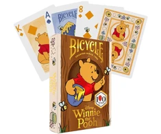 Bicycle „Winnie the Pooh“ žaidimo kortų kaladė (Disney), 52+2 džokeriai