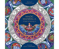 Blue Angel Mėlyna Angel Spalvinimo Knyga - Mėlynojo Angelo Magiškas Mandala 95 Puslapiai 23x23 cm