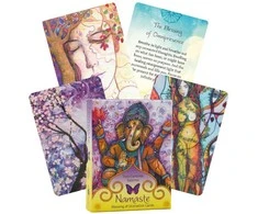 Blue Angel Namaste: Blessing and Divination kortos