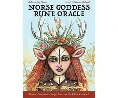 Blue Angel Mėlyna Angel Mėlyna Angel Norse Goddess Rune Oracle Kortos