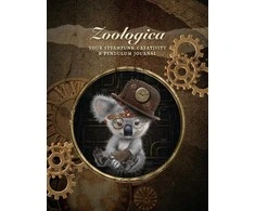 Blue Angel Mėlyna Angel Zoologica Steampunk kūrybos užrašinė su iliustracijomis, 220 psl. – Mėlyna Angel