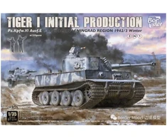 Border Model Tiger I ankstyvas, s.Pz.Abt.502 Leningradas 1942/43 žiema, 1/35