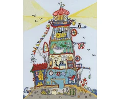 Bothy Threads Siuvinėjimo kryželiu rinkinys „Cut Thru' Lighthouse“ – švyturys, 26x35 cm