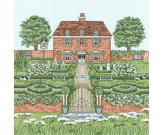 Bothy Threads Siuvinėjimo kryželiu rinkinys „Manor House“ – dvaras, Sally Swannell, 30x30 cm