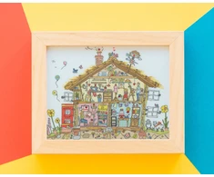 Bothy Threads Siuvinėjimo kryželiu rinkinys „Craft Home“ su skaičiais, 40x30 cm