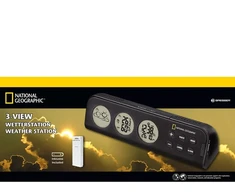 Bresser National Geographic Belaidė meteorologinė stotelė National Geographic su trimis ekranais