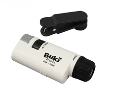 Buki France Kišeninis mikroskopas 120x su LED ir telefono laikikliu vaikams 8+