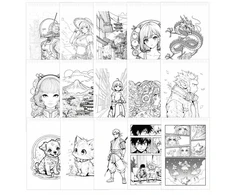 Dėlionė Buki France Profesionali studija Manga, Buki
