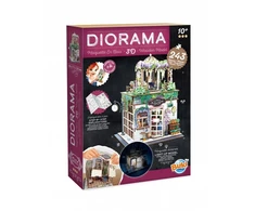 Buki France Medinė miniatiūrinė diorama-dėlionė „Floristikos studija“ su LED, 243 det.