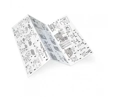 Buki France Miniatiūrinė kavinės diorama-dėlionė su LED, 120 dalių (10+)