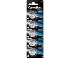 Camelion CR2032 ličio monetinės baterijos, 3V, rinkinys 5 vnt.