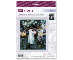 Riolis Gvazdikas, lelija, lelija, rožė pagal J. S. Sargento paveikslą 30x35 SR2053