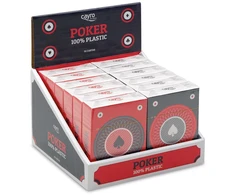 Cayro 100 % plastikinės pokerio kortos