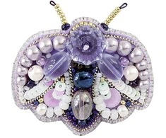 Charivna Mit Karoliukų siuvinėjimo rinkinys sagė „Vabaliukas“ Crystal Art, 5,5 cm