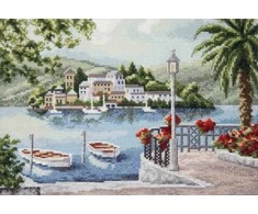 Charivna Mit Rojaus sala Siuvinėjimo kryželiu rinkinys, Aida 16, 46 spalvų, 23x16 cm