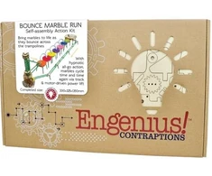 Cheatwell Games Medinis konstruktorius „Bounce Marble Run“ su motorizuotu keltuvu