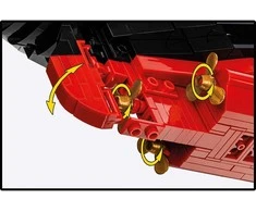COBI RMS Titanic laivo konstruktorius 1:300, 91 cm, 9+