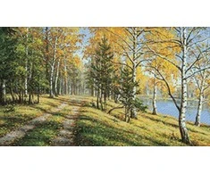 Hobilt Autumn Landscape 70х40 Deimantinio Paveikslo komplektas Cs2606