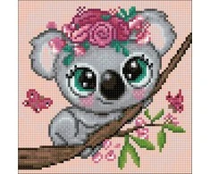 Hobilt Little Koala 20х20 Deimantinio Paveikslo komplektas Cs2529