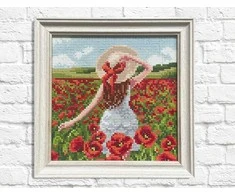 Hobilt Poppy Field 20х20 Deimantinio Paveikslo komplektas Cs2627