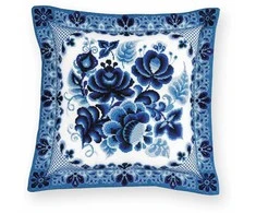 Cushion/Panel Gzhel Painting siuvinėjimo rinkinys iš RIOLIS Nr.: 1830
