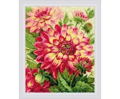 Dahlias Siuvinėjimo rinkinys iš RIOLIS Nr.: 1968