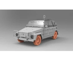 Das Werk Kurierwagen 181 Bluelight Version, surenkamas modelis 1/35, 35045