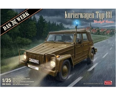 Das Werk Kurierwagen 181 Bluelight Version, surenkamas modelis 1/35, 35045