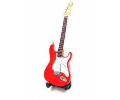 Indominiguitars Mini gitara 15 cm Mark Knopfler stiliaus, mahagonio, kolekcinė