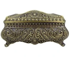 Deco Gifts Puošni metalinė skrynia/dėžutė 21-20M