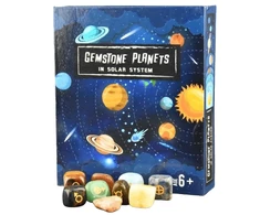 Dėlionė Hobilt Saulės sistemos planetų brangakmenių rinkinys vaikams, 15 cm