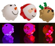 Dėlionė Hobilt Šviečiantis LED antistresinis kamuoliukas vaikams, 6 cm