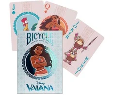 Bicycle Disney Vaiana žaidimo kortos – pokerio dydis, kolekcinė kaladė