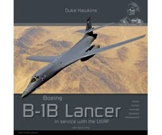 Duke Hawkins knyga „Boeing B‑1B Lancer“ – išsami foto enciklopedija