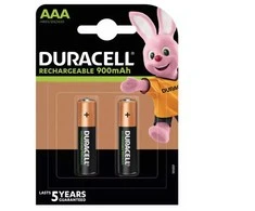 Duracell AAA 900mAh įkraunamos baterijos NiMH, 2 vnt.